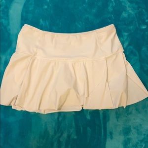 lululemon white tennis skirt